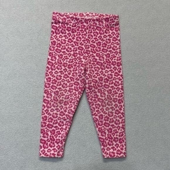 Carter’s Leopard Print Leggings Size 18 Months pink - Picture 7 of 8
